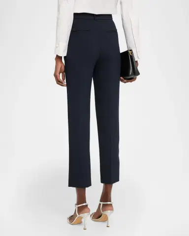 Dice Kayek Wool Twill Straight-Leg Ankle Pants | Thumbnail 3