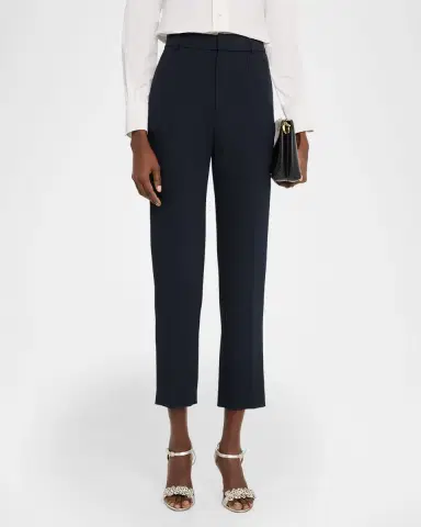 Dice Kayek Wool Twill Straight-Leg Ankle Pants | Thumbnail 4