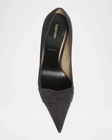 TOM FORD Eva Suede Pointed-Toe Pumps | Thumbnail 5 TOM FORD Eva Suede Pointed-Toe Pumps | Thumbnail 5