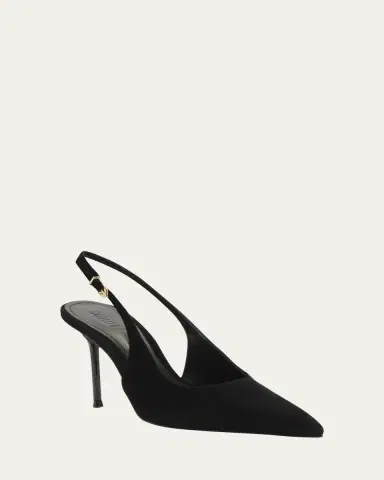 Schutz Alicia Suede Slingback Pumps | Thumbnail 2