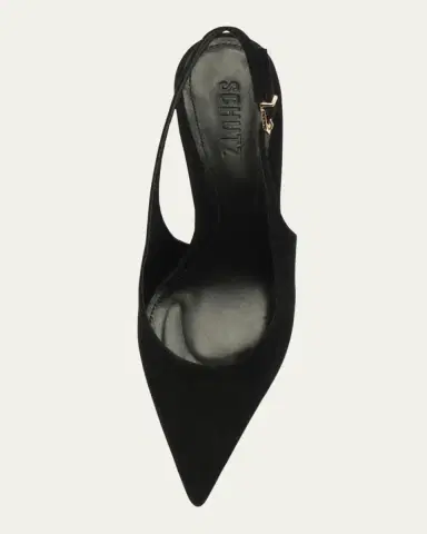 Schutz Alicia Suede Slingback Pumps | Thumbnail 4