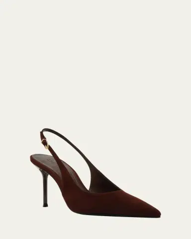 Schutz Alicia Suede Slingback Pumps | Thumbnail 2 Schutz Alicia Suede Slingback Pumps | Thumbnail 2