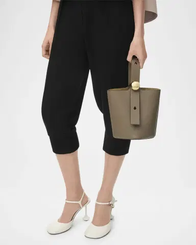 Loewe Pebble Mini Bucket Bag in Grain Leather | Thumbnail 4 Loewe Pebble Mini Bucket Bag in Grain Leather | Thumbnail 4