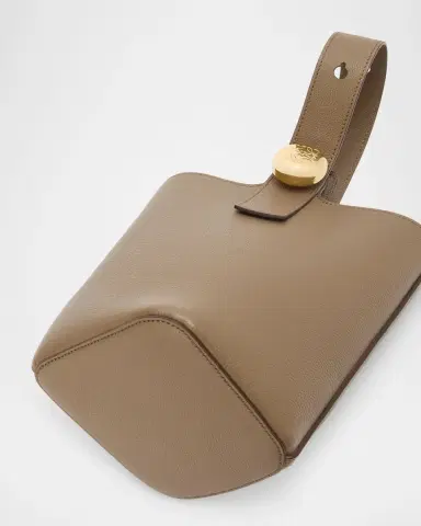 Loewe Pebble Mini Bucket Bag in Grain Leather | Thumbnail 6 Loewe Pebble Mini Bucket Bag in Grain Leather | Thumbnail 6