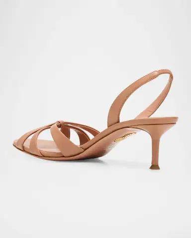 Aquazzura 50mm Tati Nappa Leather Halter Sandals | Thumbnail 4 Aquazzura 50mm Tati Nappa Leather Halter Sandals | Thumbnail 4