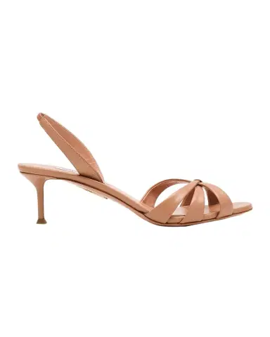 Aquazzura 50mm Tati Nappa Leather Halter Sandals | Thumbnail 1 Aquazzura 50mm Tati Nappa Leather Halter Sandals | Thumbnail 1