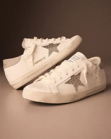 Golden Goose Super-Star Low-Top Leather Sneakers | Thumbnail 5 Golden Goose Super-Star Low-Top Leather Sneakers | Thumbnail 5