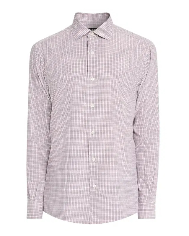 Men 's Petite Plaid Cotton Classic-Fit Sport Shirt