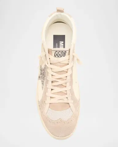 Golden Goose Midstar Mixed Leather Mid-Top Sneakers | Thumbnail 6