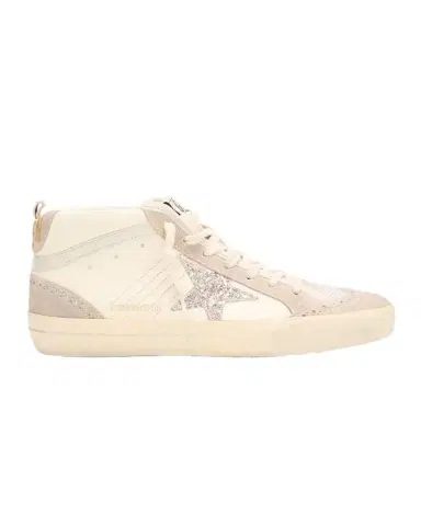 Golden Goose Midstar Mixed Leather Mid-Top Sneakers | Thumbnail 1
