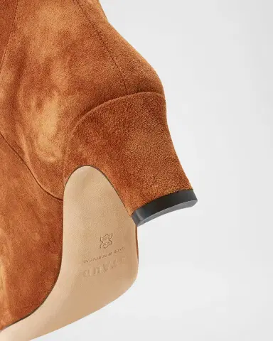 STAUD Western Wally Suede Knee-High Boots | Thumbnail 3
