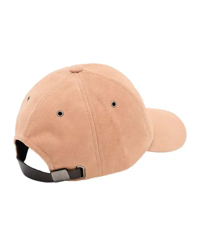 Men 's Suede Signature Stripe Applique Baseball Cap