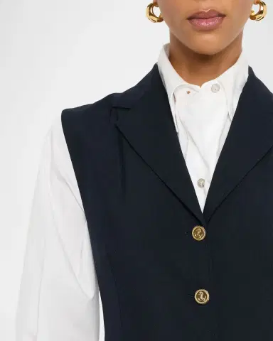 Thom Browne Pleated Button-Front Midi Dress | Thumbnail 5 Thom Browne Pleated Button-Front Midi Dress | Thumbnail 5