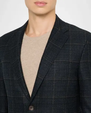 Canali Men's Plaid Sport Coat | Thumbnail 5