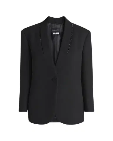 Giorgio Armani Beaded Silk Tuxedo Jacket | Thumbnail 1 Giorgio Armani Beaded Silk Tuxedo Jacket | Thumbnail 1