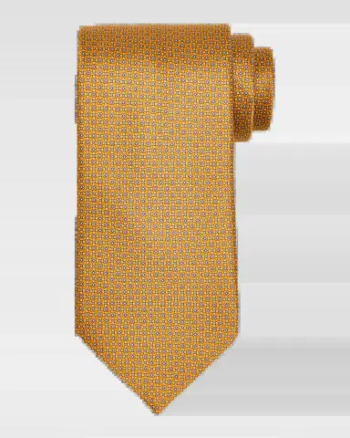 Stefano Ricci Men's Connected Geo Floral Silk Tie | Thumbnail 2