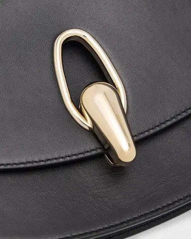 Giorgio Armani Rhinos Teardrop Turn-Lock Leather Crossbody Bag | Thumbnail 6