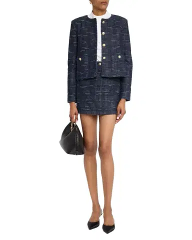 Emporio Armani Band-Collar Cotton Poplin Shirt | Thumbnail 1 Emporio Armani Band-Collar Cotton Poplin Shirt | Thumbnail 1