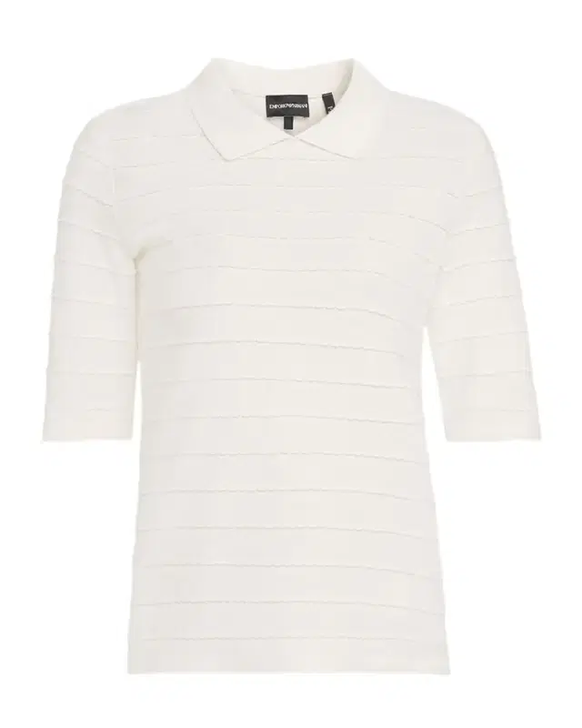 Scallop-Trim Cotton Jersey Tee