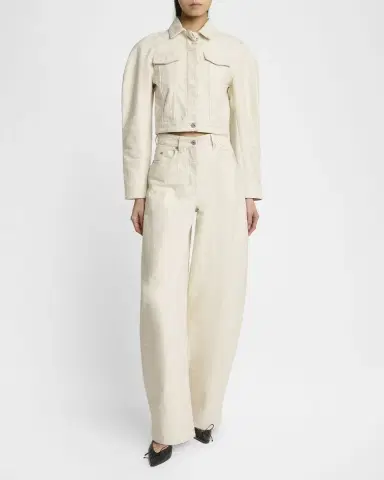 Jacquemus The Oval Denim Coat | Thumbnail 2 Jacquemus The Oval Denim Coat | Thumbnail 2