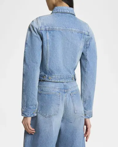 Jacquemus The Oval Denim Jacket | Thumbnail 3 Jacquemus The Oval Denim Jacket | Thumbnail 3