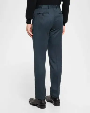 Brioni Men's Journey Flat-Front Trousers | Thumbnail 2