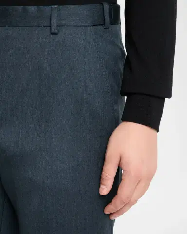 Brioni Men's Journey Flat-Front Trousers | Thumbnail 4