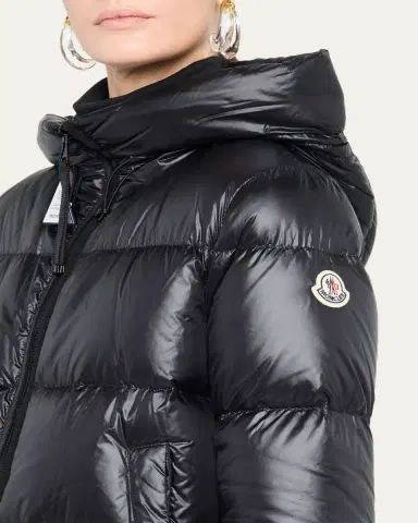 Moncler Serittes Hooded Short Down Jacket | Thumbnail 5