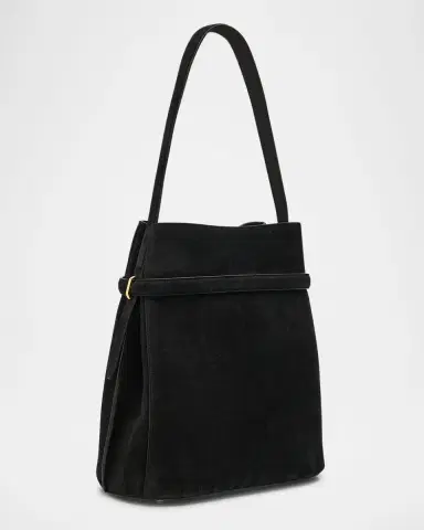 TOTEME Belted Suede Bucket Bag | Thumbnail 2 TOTEME Belted Suede Bucket Bag | Thumbnail 2