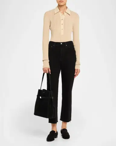 TOTEME Belted Suede Bucket Bag | Thumbnail 4 TOTEME Belted Suede Bucket Bag | Thumbnail 4