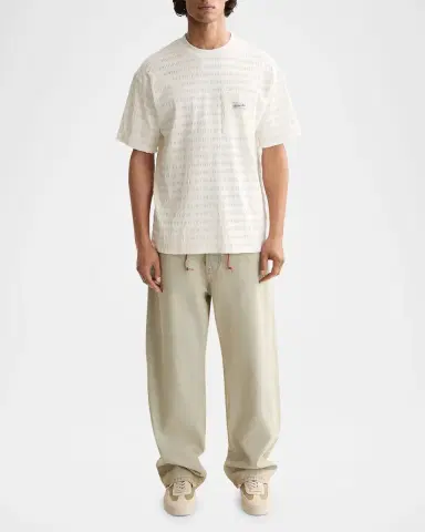 Scotch & Soda Men's Relaxed-Fit Textured Pocket T-Shirt | Thumbnail 2 Scotch & Soda Men's Relaxed-Fit Textured Pocket T-Shirt | Thumbnail 2
