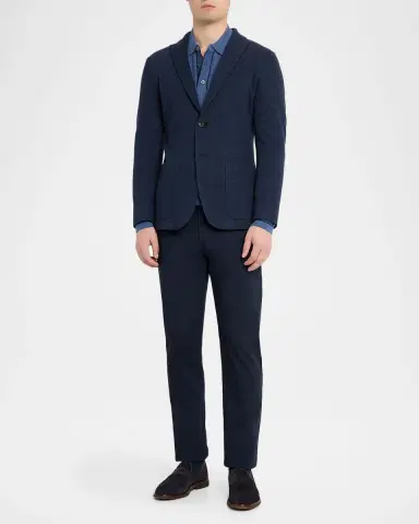Boglioli Men's Houndstooth Two-Button Jacket | Thumbnail 2 Boglioli Men's Houndstooth Two-Button Jacket | Thumbnail 2