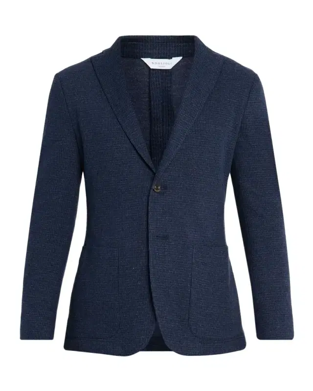 Men 's Houndstooth Two-Button Jacket