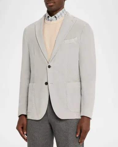 Boglioli Men's Corduroy Two-Button Jacket | Thumbnail 4 Boglioli Men's Corduroy Two-Button Jacket | Thumbnail 4