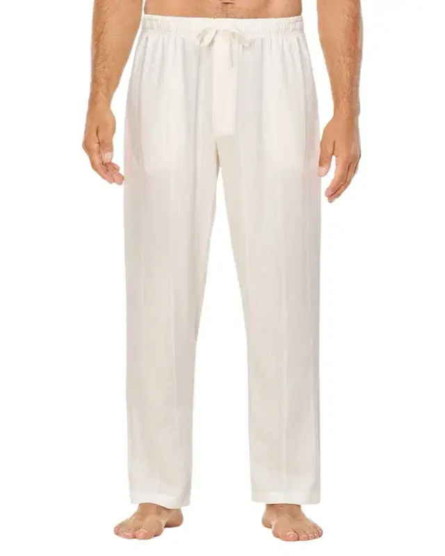 Majestic International Men 's Summer Woven Stripe Lounge Pants
