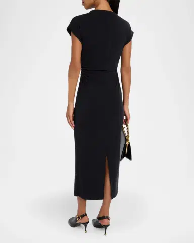 Sablyn Mesa Slouchy Mock-Neck Midi Dress | Thumbnail 2 Sablyn Mesa Slouchy Mock-Neck Midi Dress | Thumbnail 2