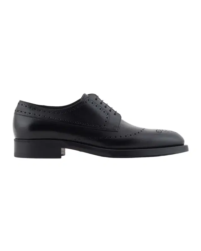 Men 's Leather Brogue Derby Shoes