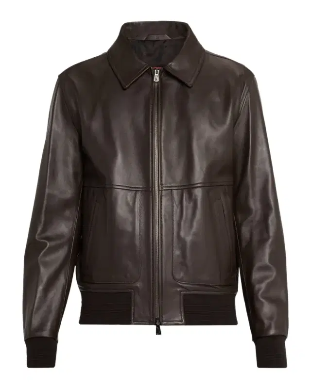Men 's Lambskin Leather Jacket