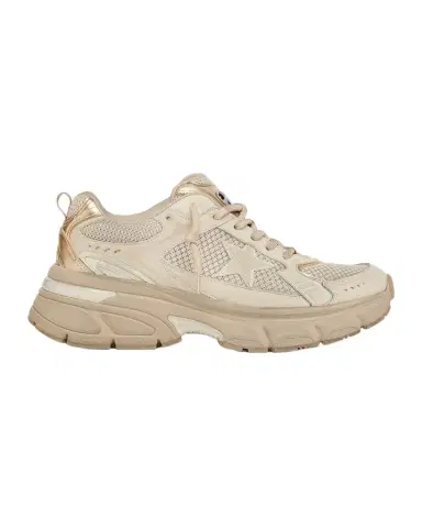 Golden Goose Lightstar Net Mixed Leather Runner Sneakers | Thumbnail 1 Golden Goose Lightstar Net Mixed Leather Runner Sneakers | Thumbnail 1