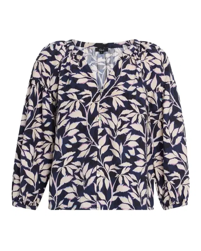 Vasia Button-Front Blouse