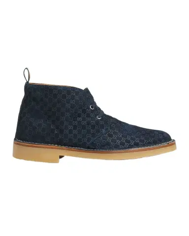 Gucci Men's Moreau GG Suede Lace-Up Ankle Boots | Thumbnail 1 Gucci Men's Moreau GG Suede Lace-Up Ankle Boots | Thumbnail 1