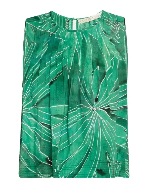 Letta Pleated Tank Top
