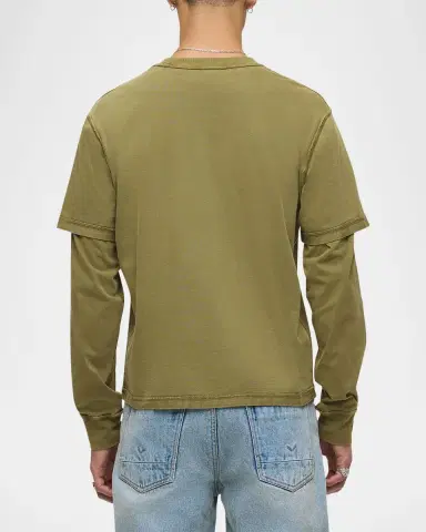 Hudson Men 's Hybrid Long-Sleeve T-Shirt | Thumbnail 3 Hudson Men 's Hybrid Long-Sleeve T-Shirt | Thumbnail 3