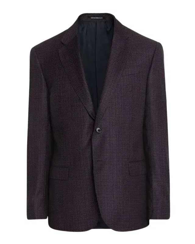 Men 's G Line Super 130s Wool Maxi-Birdseye Sport Coat