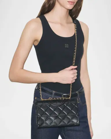 Tory Burch Fleming Small Convertible Leather Shoulder Bag | Thumbnail 5 Tory Burch Fleming Small Convertible Leather Shoulder Bag | Thumbnail 5