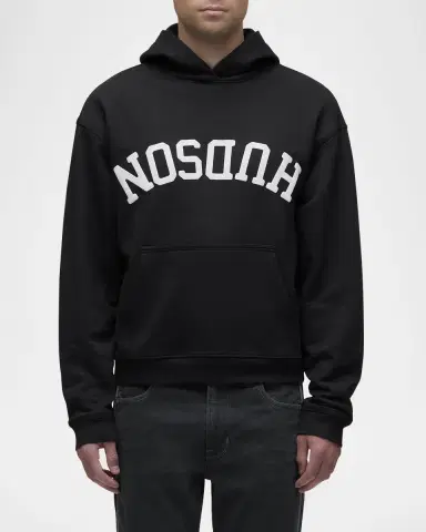 Hudson Men 's Classic Logo Cotton Terry Hoodie | Thumbnail 4 Hudson Men 's Classic Logo Cotton Terry Hoodie | Thumbnail 4