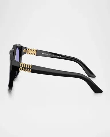Miu Miu MU A07SF Acetate Square Sunglasses | Thumbnail 2