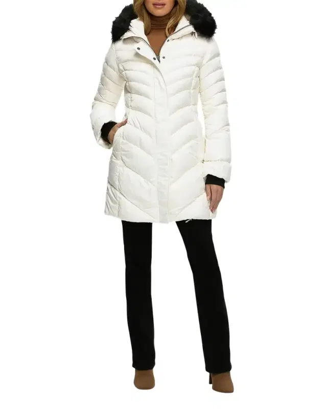 Gorski Apres-Ski Jacket With Detachable Toscana Lamb Shearling Hood Trim