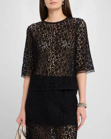 Maria McManus Lace Short-Sleeve T-Shirt | Thumbnail 4 Maria McManus Lace Short-Sleeve T-Shirt | Thumbnail 4