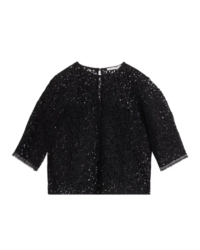 Lace Short-Sleeve T-Shirt